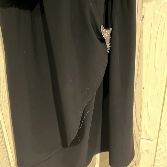 Joseph Ribkoff Mini Dress with Rhinestone Bra Size 12 - Picture 5 of 12